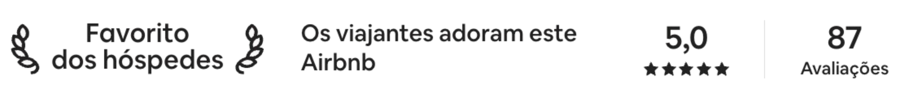 Favorito dos Hóspedes - Os viajantes adoram este Airbnb - 5.0